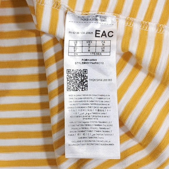 Guess Vintage 80s Acid-Washed Trucker Jacket/ Guess Striped Crewneck Men' Medium - Picture 13 of 16